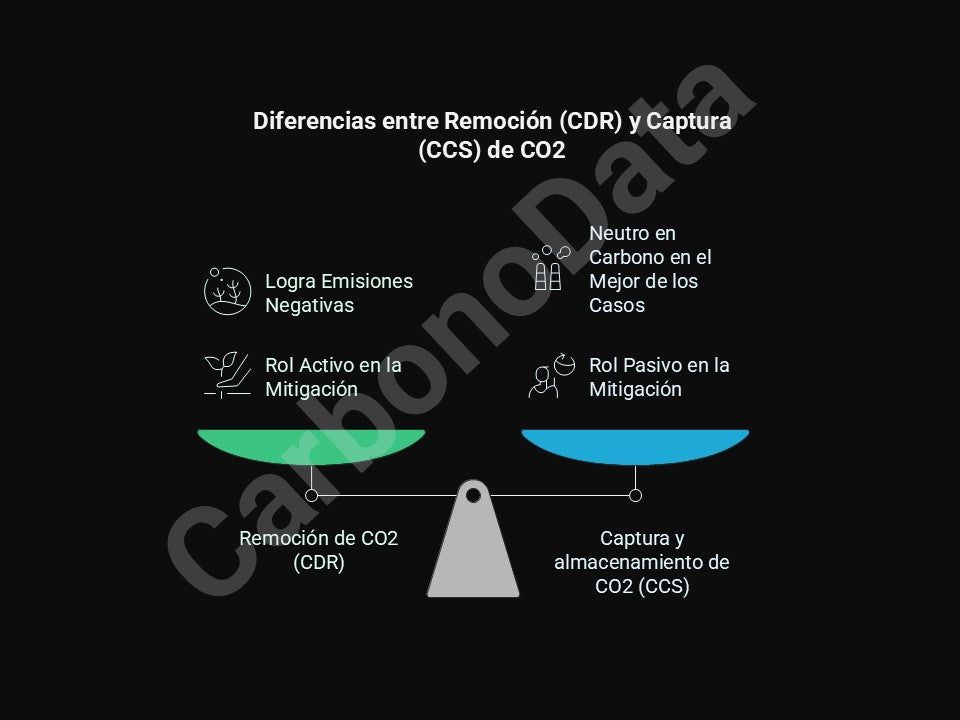 Comparación entre CDR y CCS